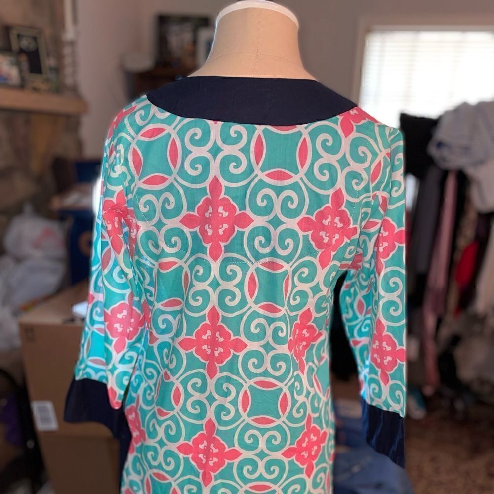 Simply Southern Swirl Notch Neck Tunic - SZ / S - Picture 5 of 6